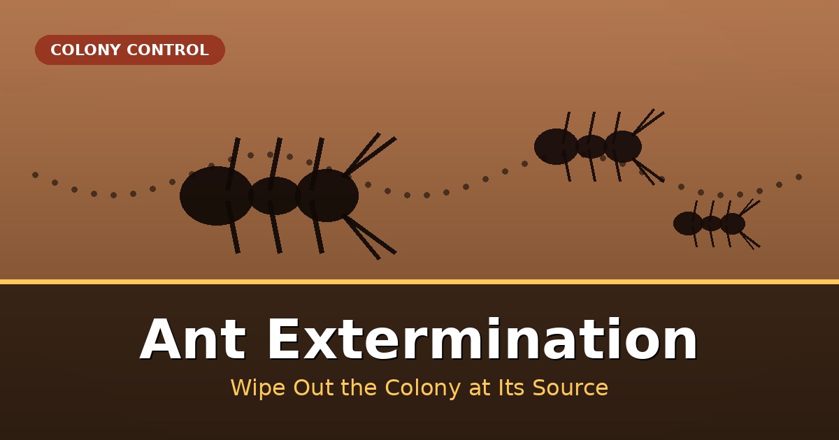 Professional ant extermination services across Texas — experienced pest control technicians