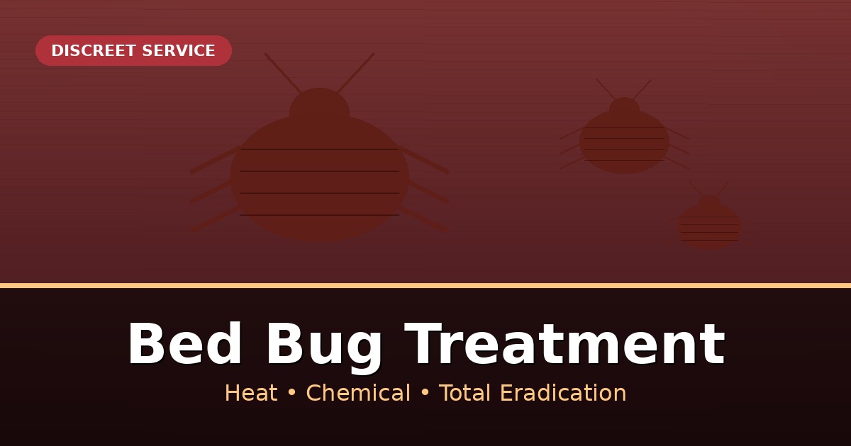 Professional bed bug treatment services across Texas — experienced pest control technicians